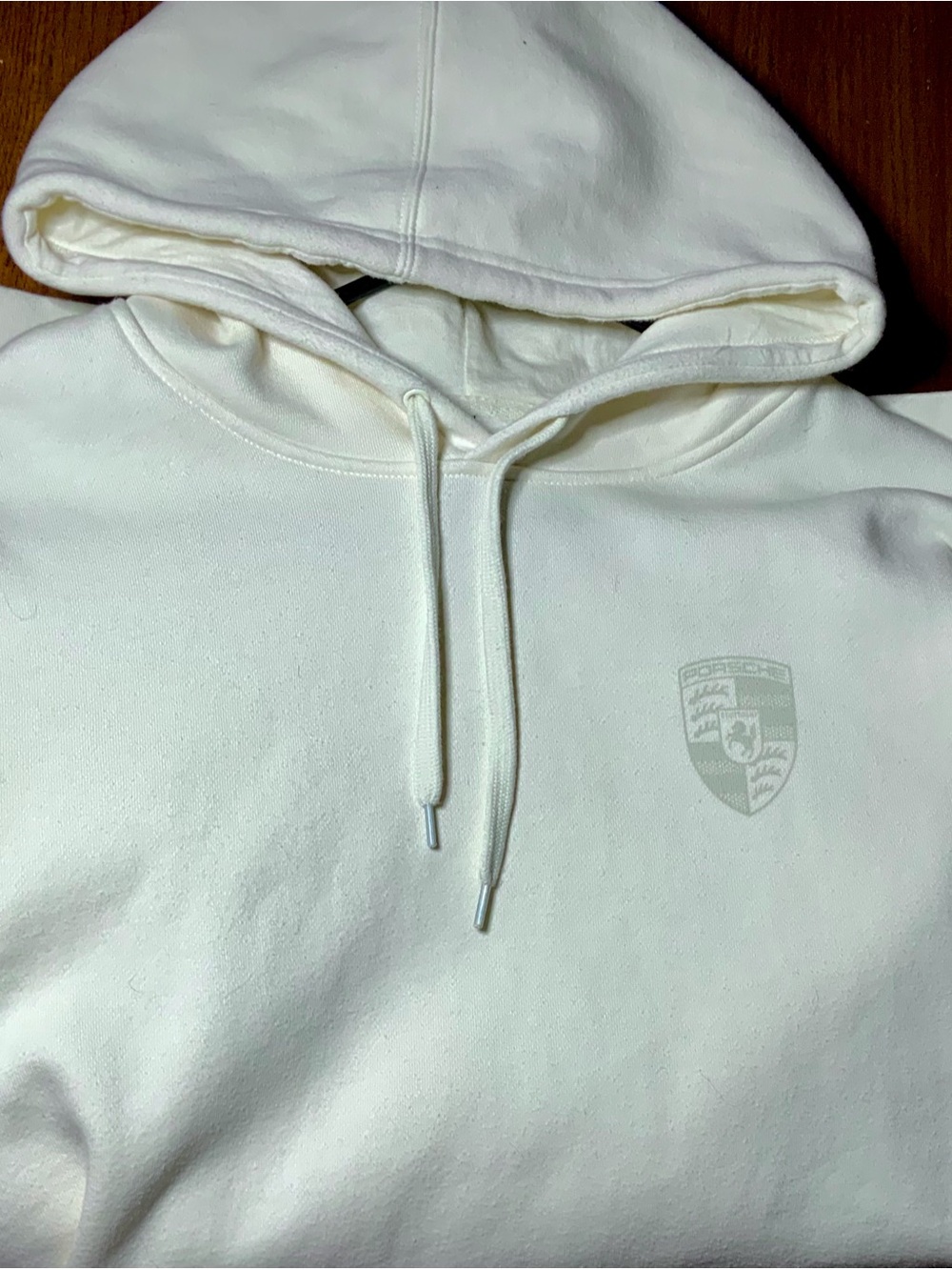 Porsche Design Hooded Sweatshirt with Subtle Crest “There Is No Substitute
”